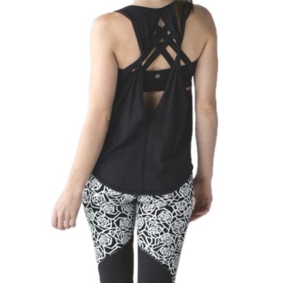 lululemon athletica Tops - LULULEMON 🍋 EUC Ready & Go Tank Top Black Size 6